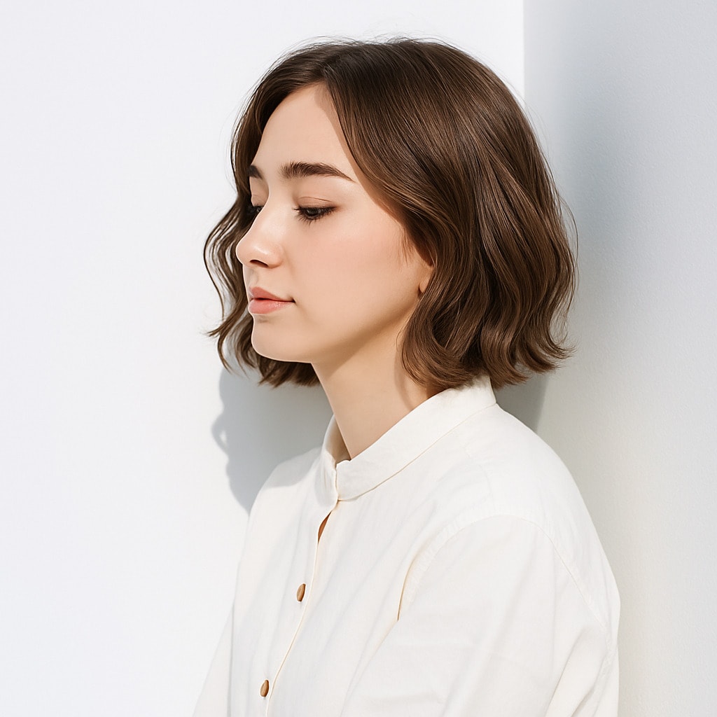 23. モカベージュ×ナチュラル：肌をぱっと明るく映す色合い