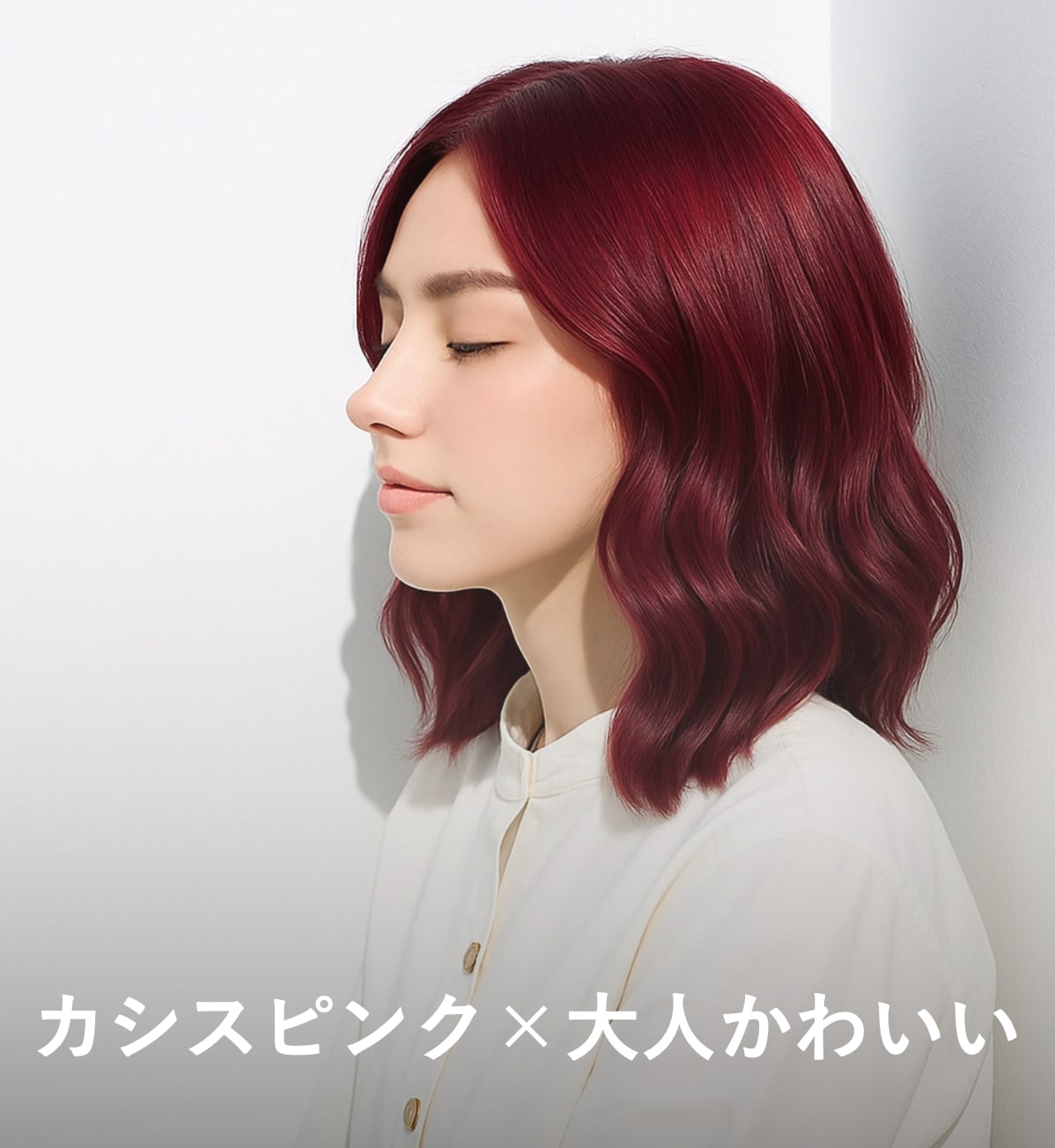 3. カシスピンク×大人かわいい