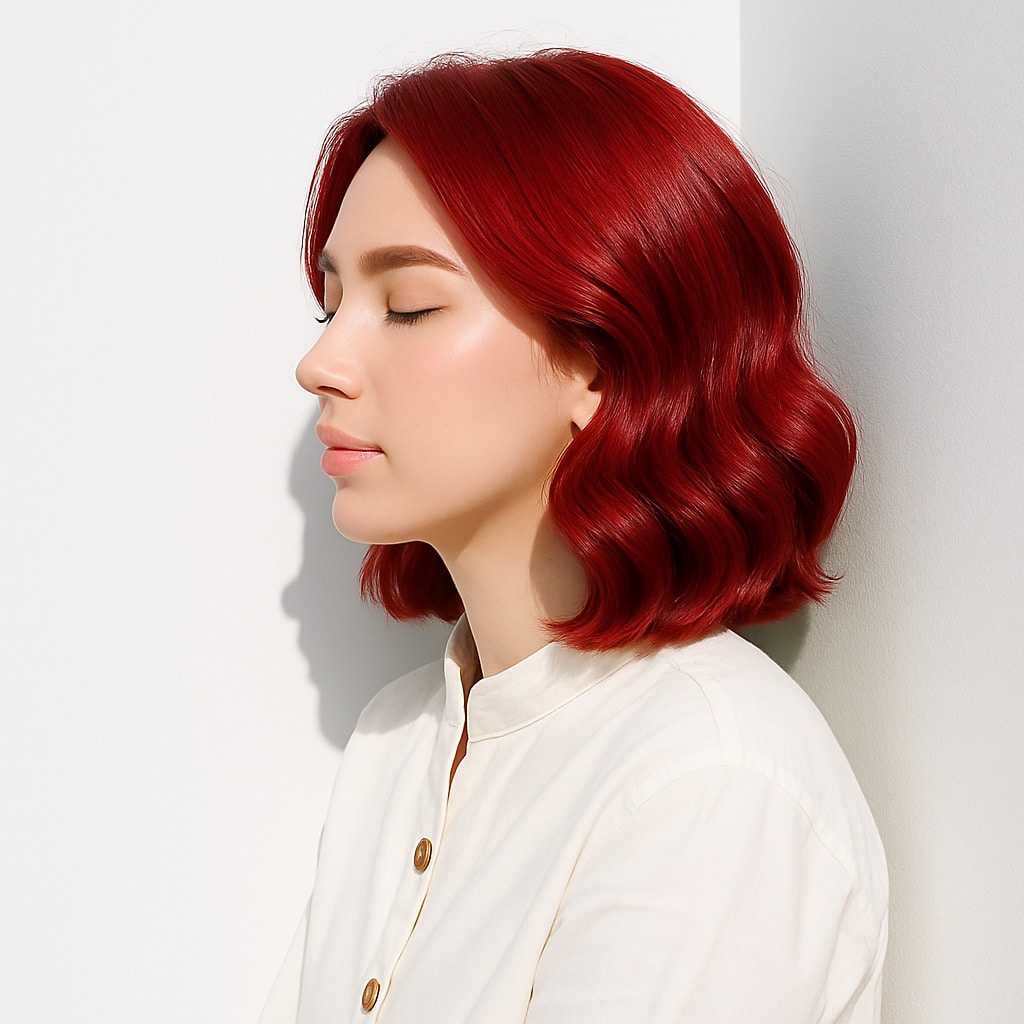 3. ピンクレッド×華やか：肌を明るく見せる高彩度カラー