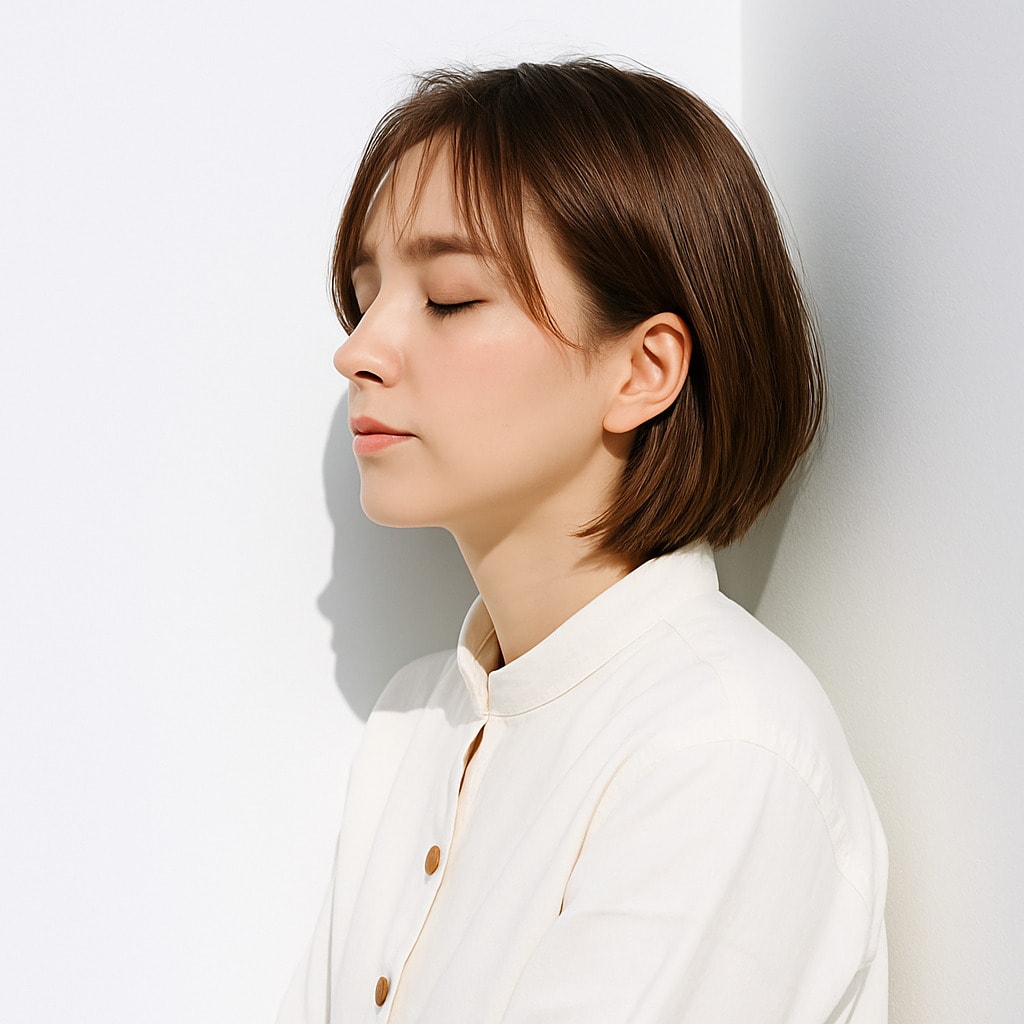 3. ブラウンベージュ×ナチュラル：自然なトーンでふんわり好印象