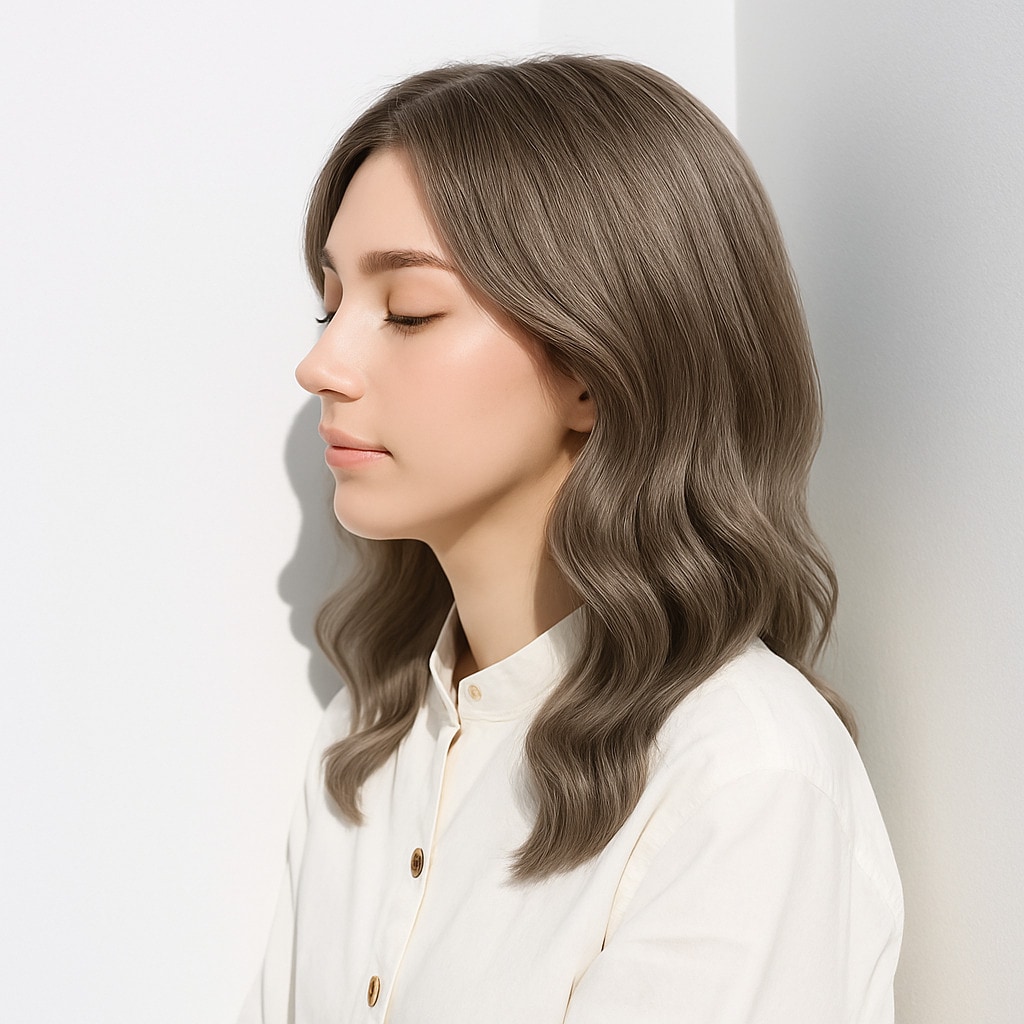 3. ミルキーベージュ×アッシュ：落ち着きと上品さをそっと纏うカラー