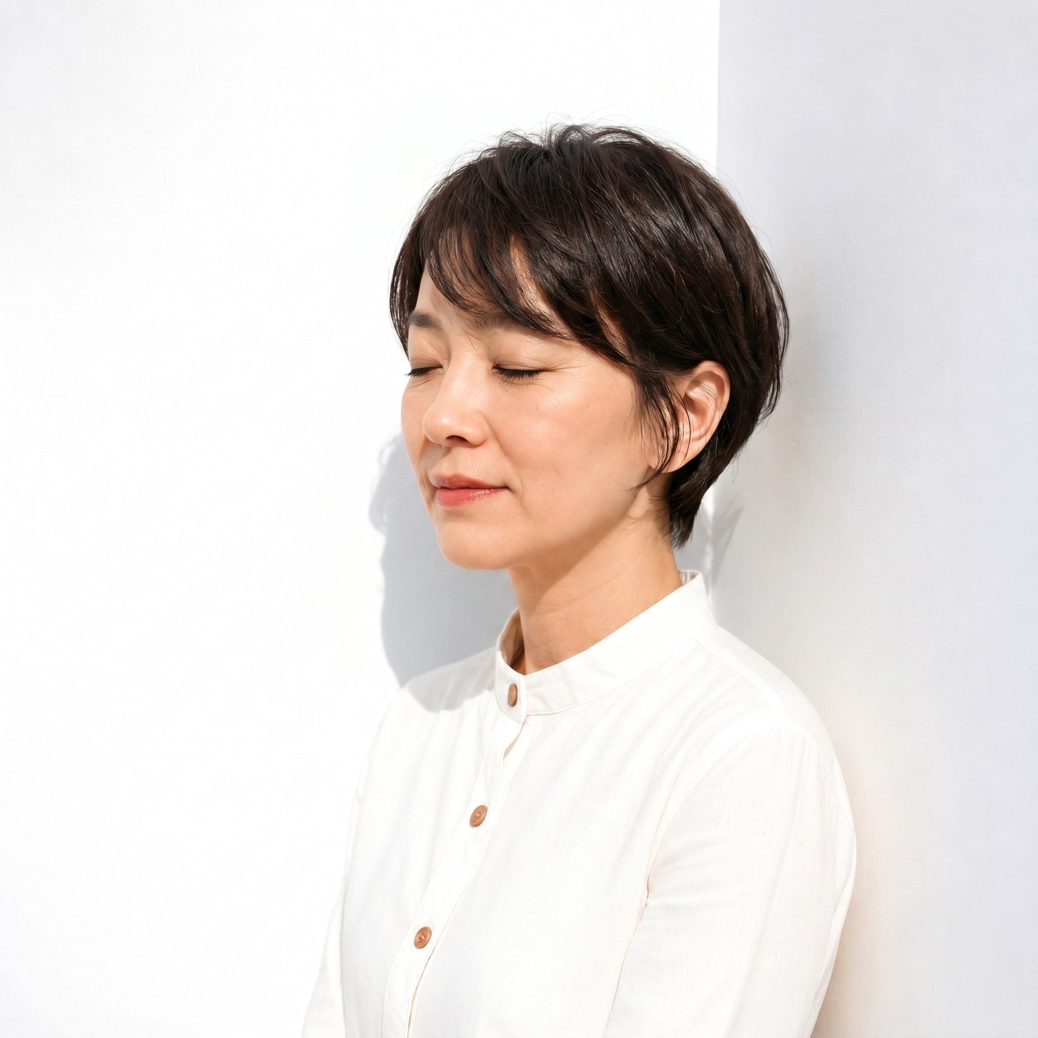 3. 大人ショート：丸みとタイトさで凛とした印象に