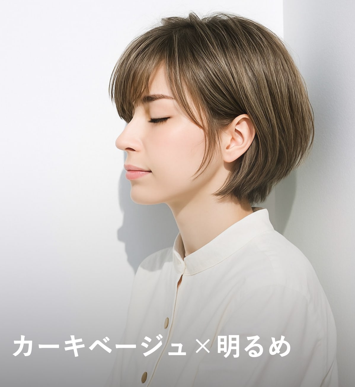 4. カーキベージュ×明るめ