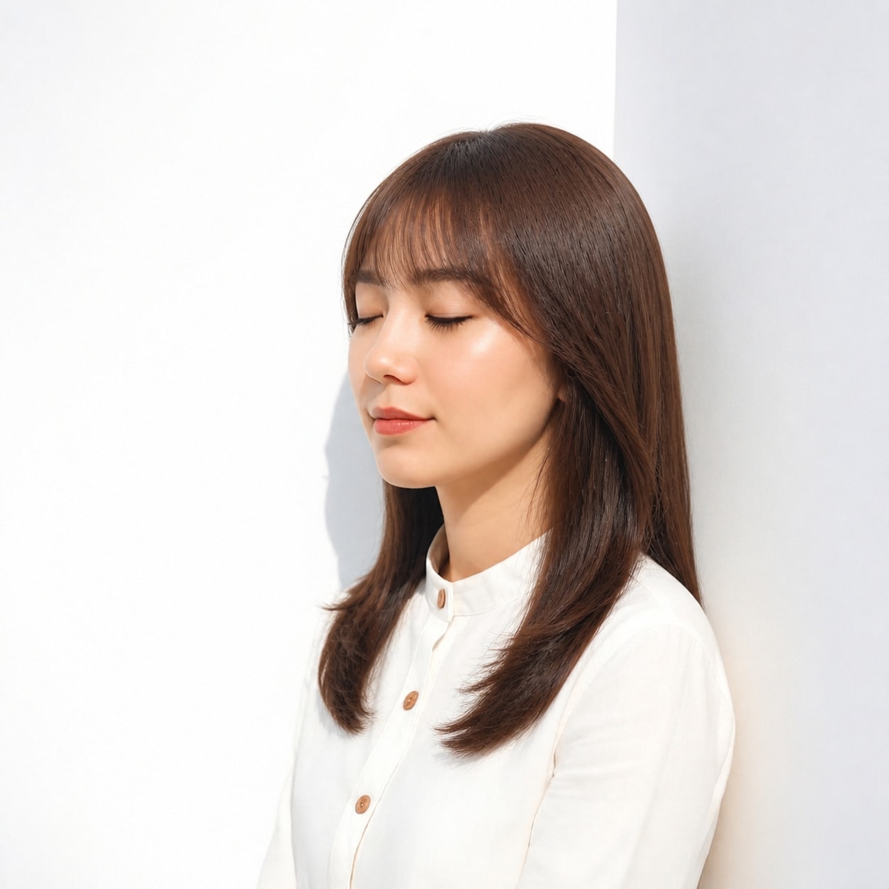 4. マロンブラウン × ナチュラルミディ：落ち着いてやわらかく