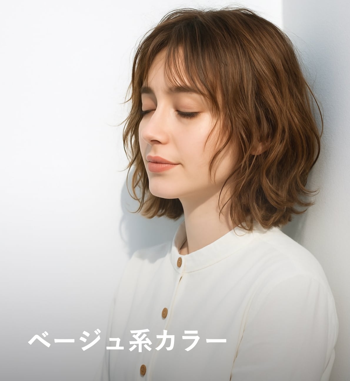 40代向け人気ヘアカラー3. ベージュ系カラー