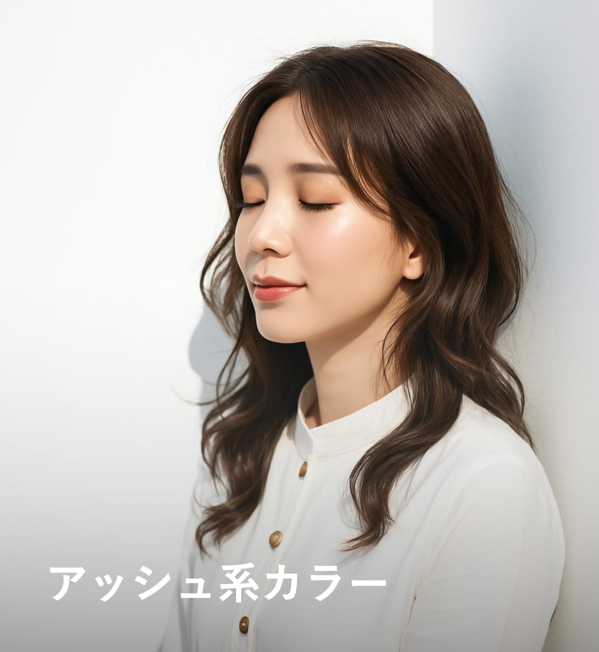 40代向け人気ヘアカラー6. アッシュ系カラー