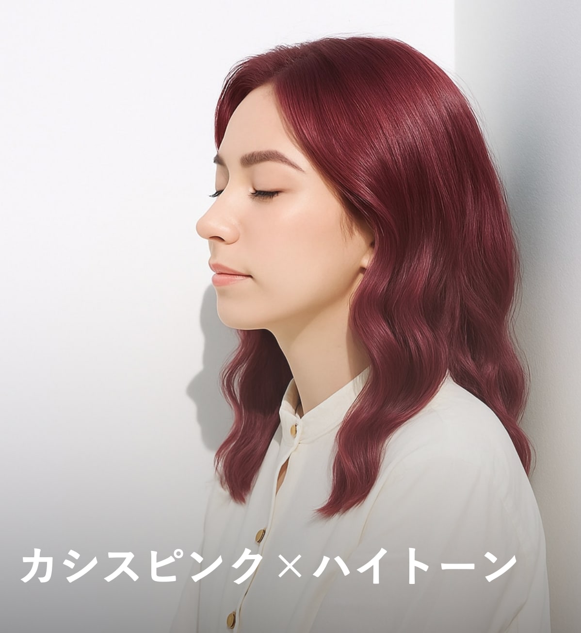 5. カシスピンク×ハイトーン