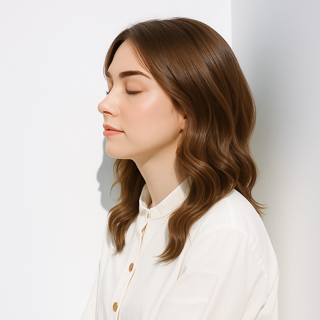 5. シフォンベージュ×明るめ：ミルキーな発色で軽やかな印象に