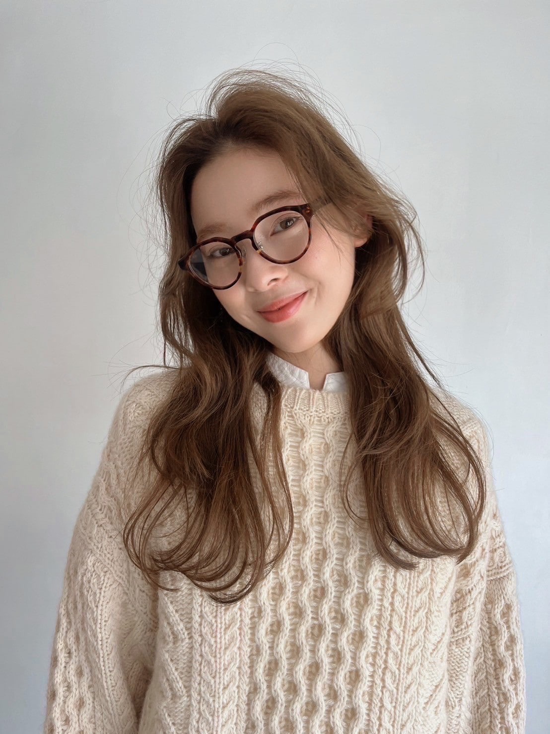 暗めミルクティーベージュ