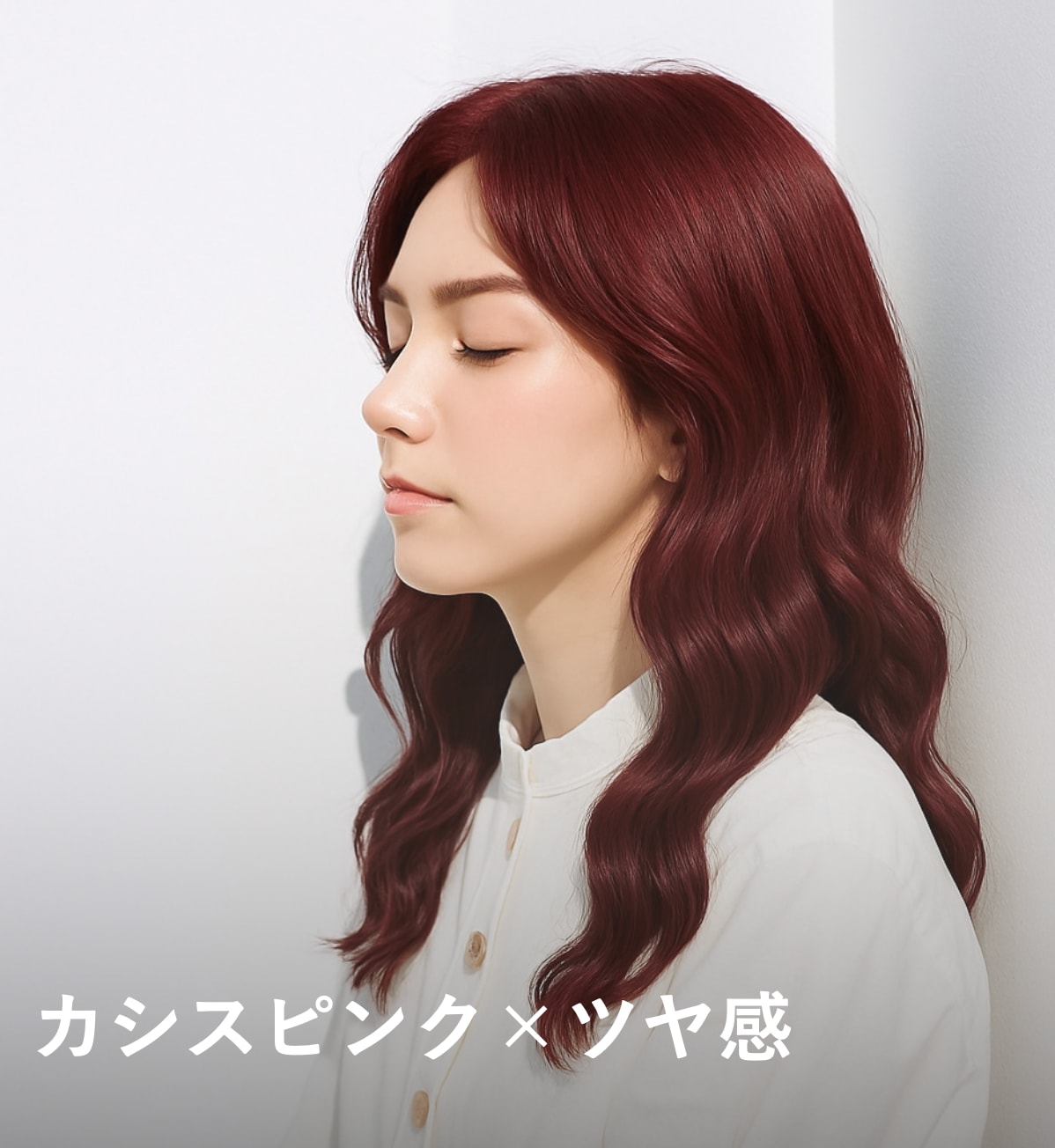 6. カシスピンク×ツヤ感