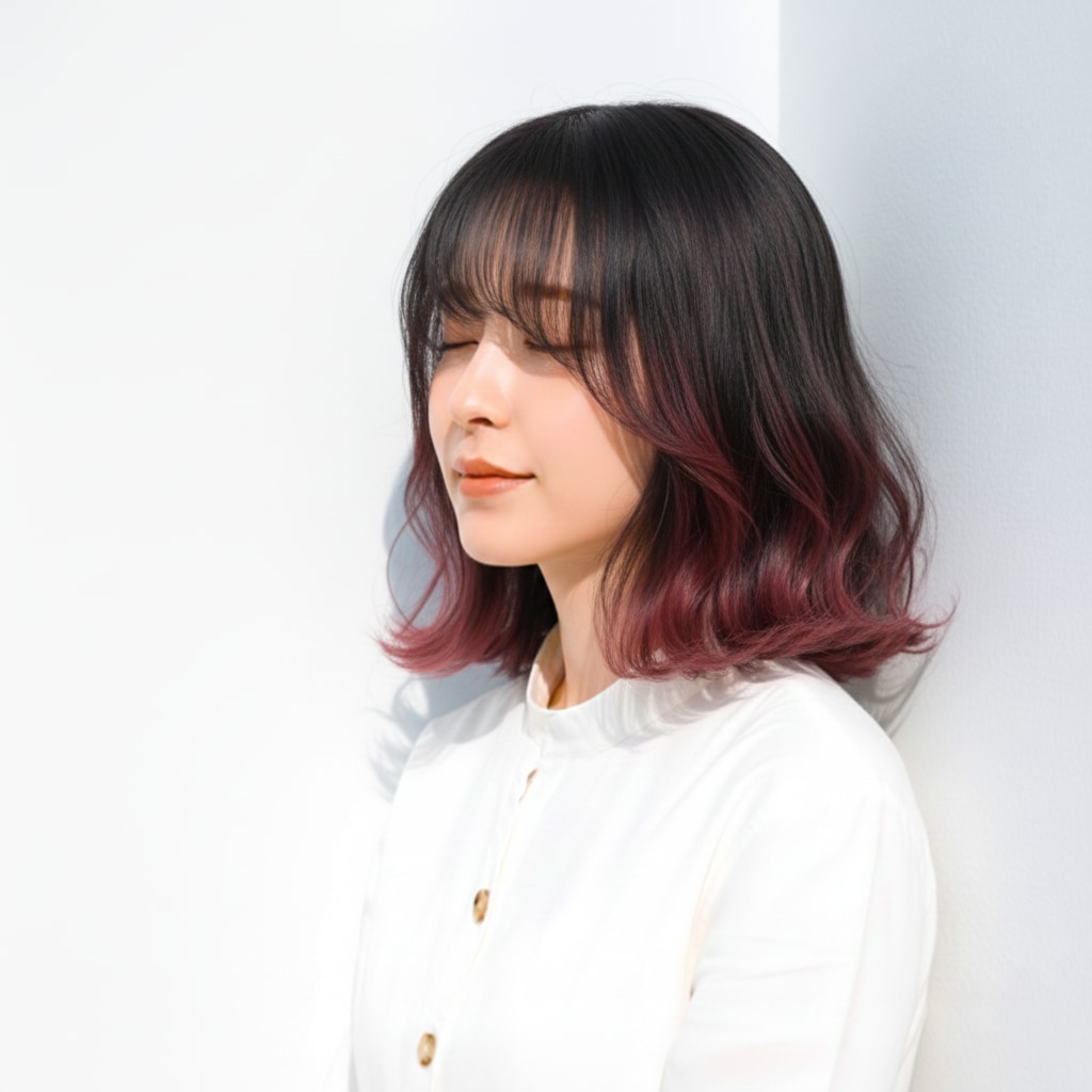 あえて毛先だけ染めるおしゃれなエンドカラー_0001