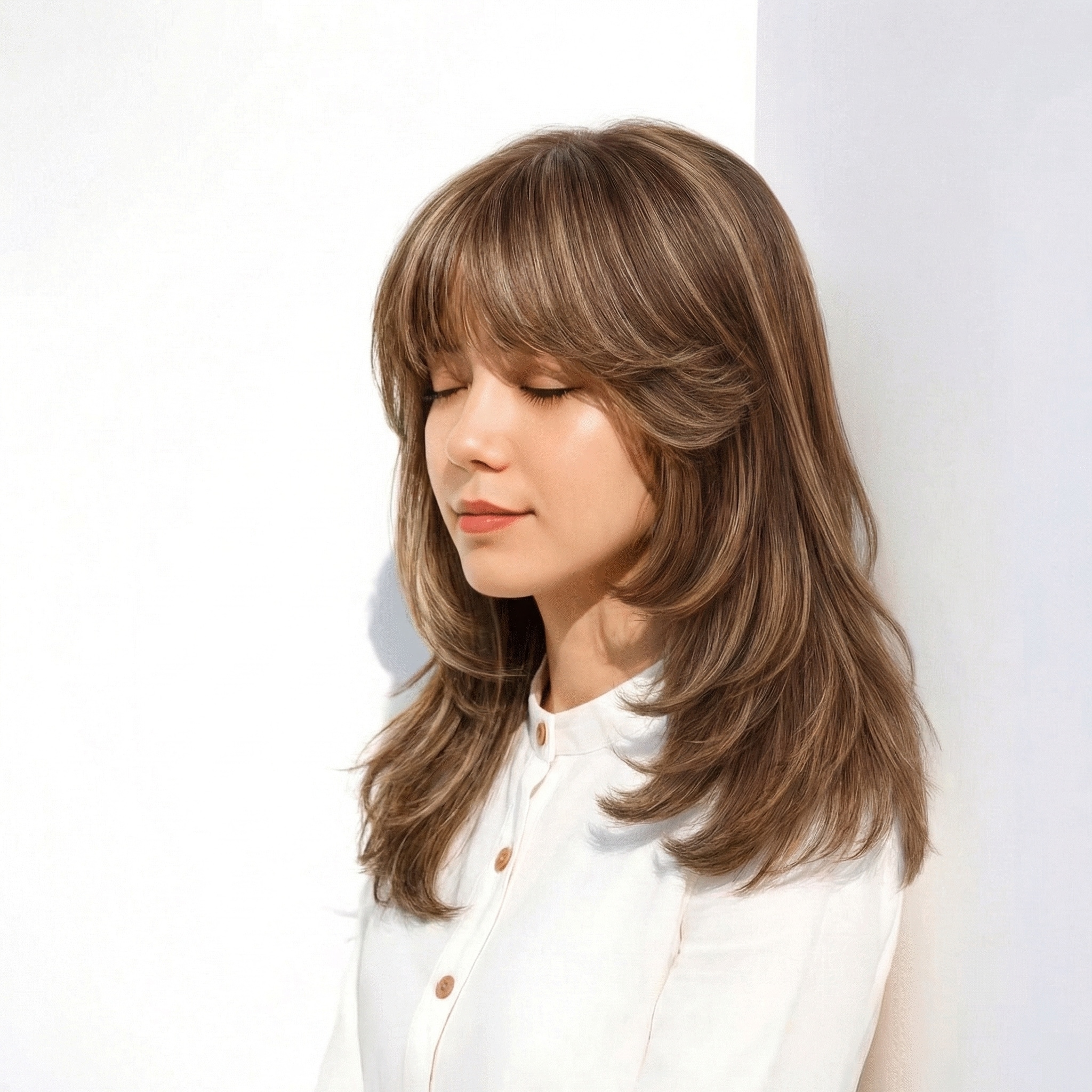 6._ヘーゼルブラウン_バレイヤージュ