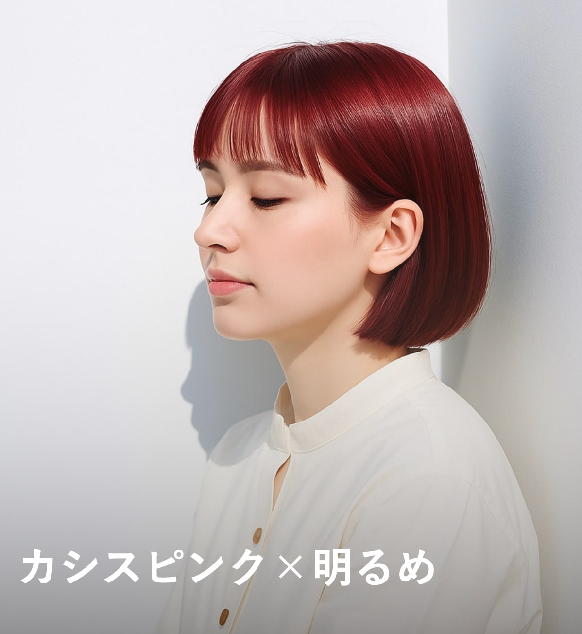 7. カシスピンク×明るめ