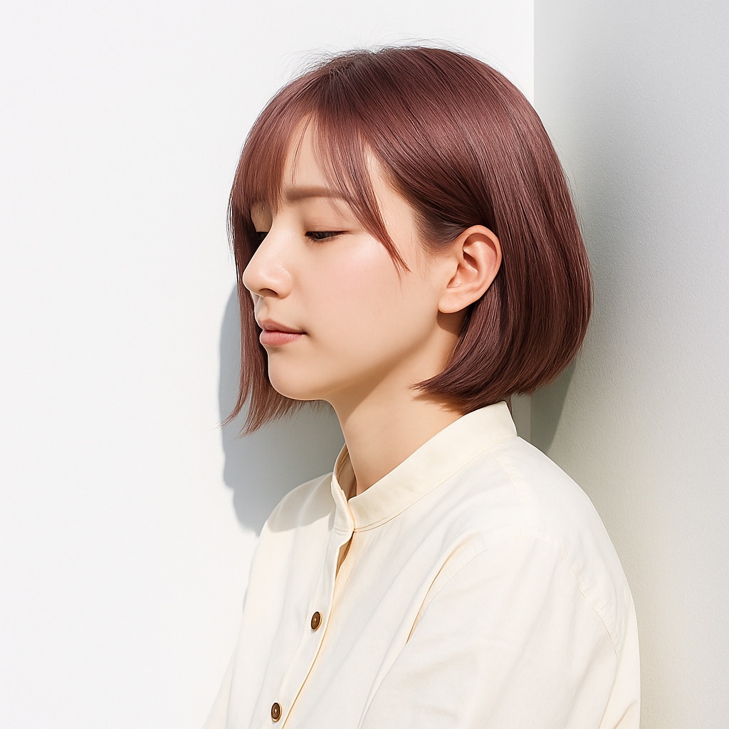 7. ラベンダーベージュ×ピンク：肌映りが明るく軽やかに