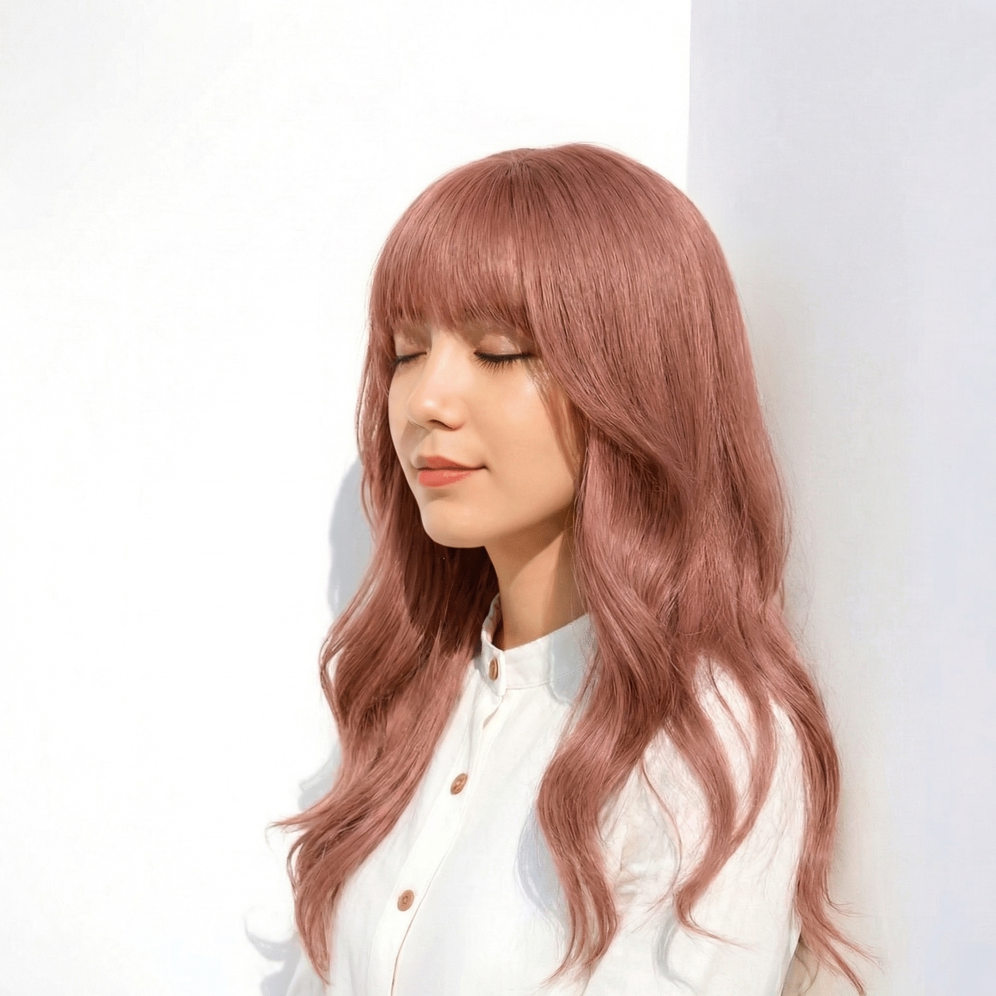 7._セミロング_ヨシンモリ_ピンクベージュ