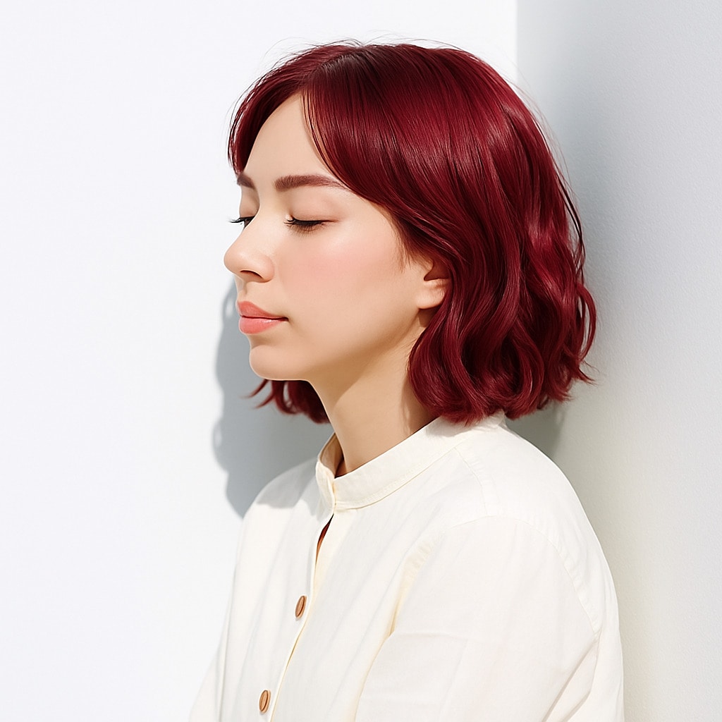  8. カシスピンク×華やか：顔色をぱっと明るく華やかに演出