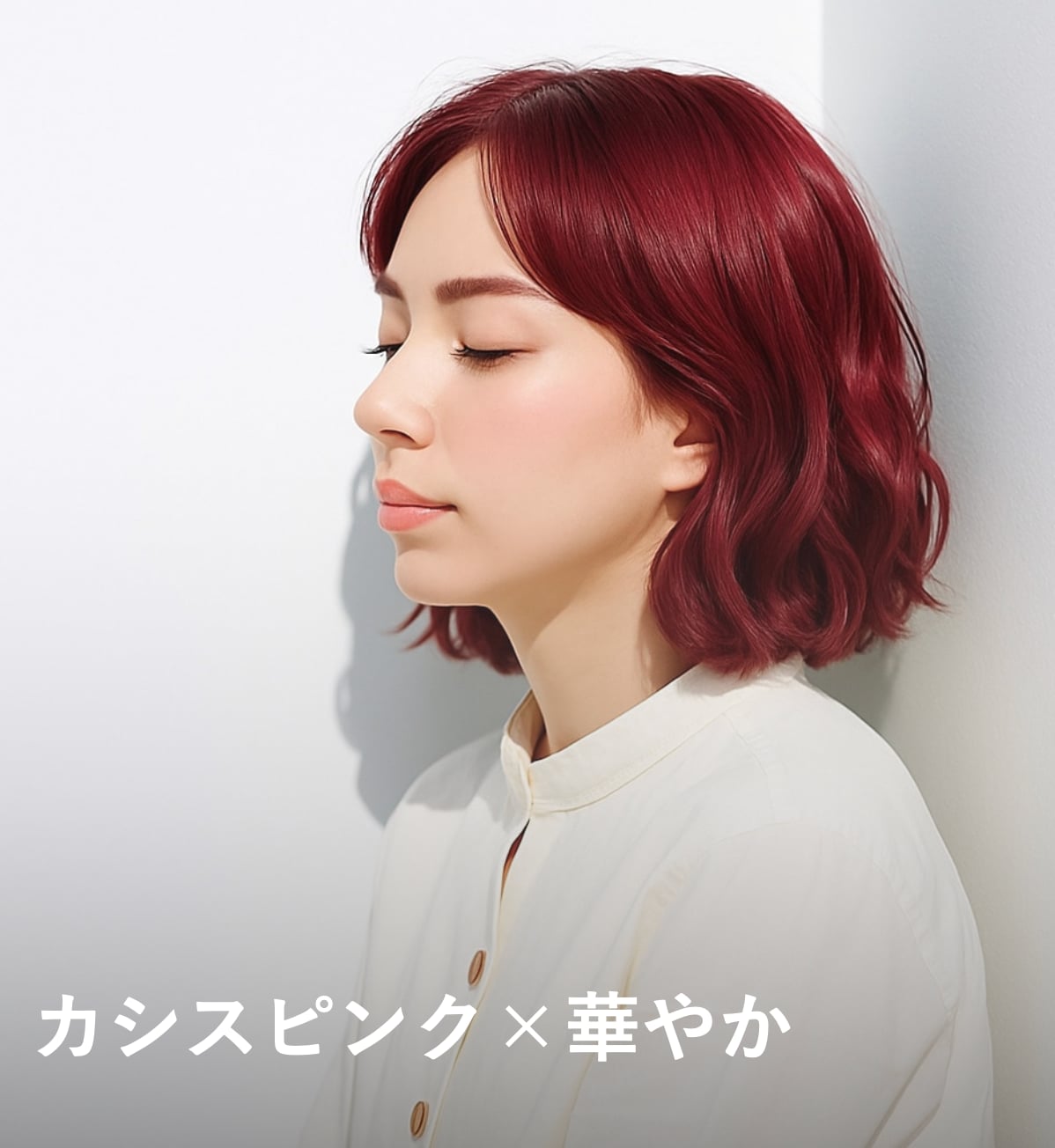 8. カシスピンク×華やか