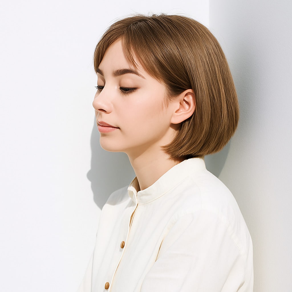 8. ミルキーベージュ×透明感：顔まわりを明るく彩る色合い