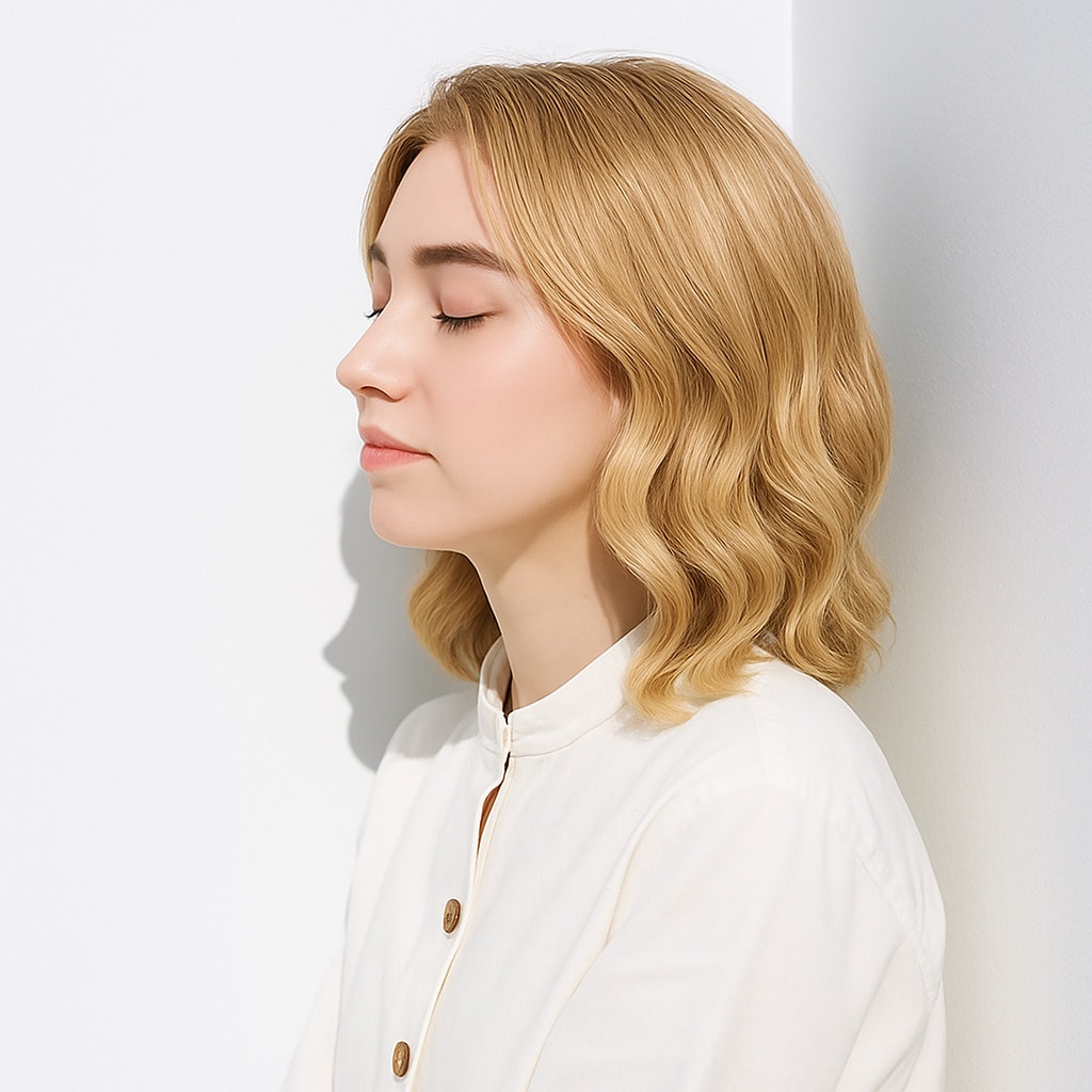 9. ゴールドベージュ×明るめ：大人の女性にぴったりの洗練カラー