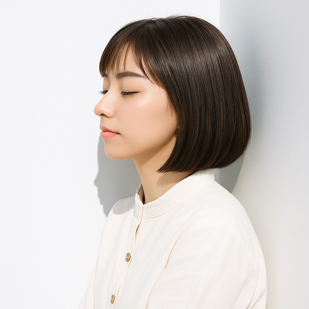 9. シアーベージュ×大人っぽい：抜け感と透明感が深まる魅力