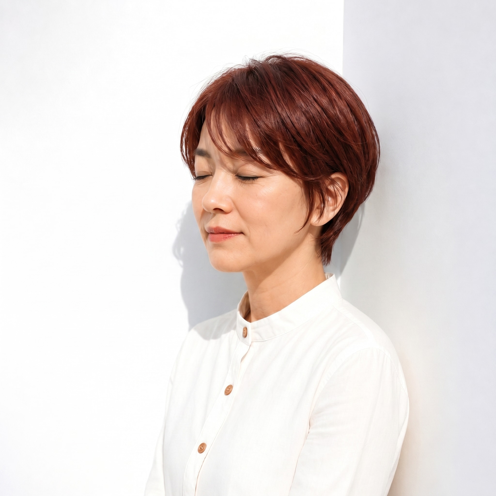 9. タイトな襟足ショート：立体感で大人っぽく見せるスタイル