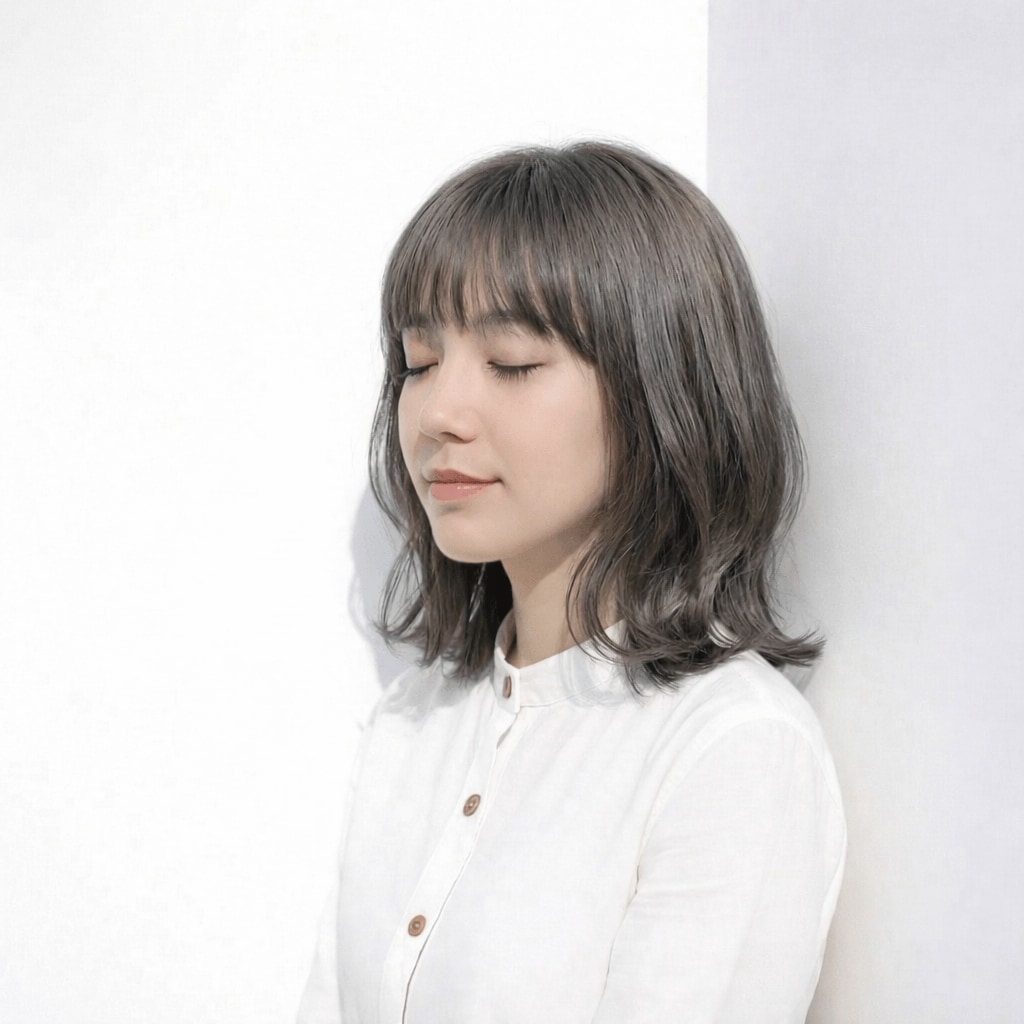 4._くびれボブ_アッシュブラウン