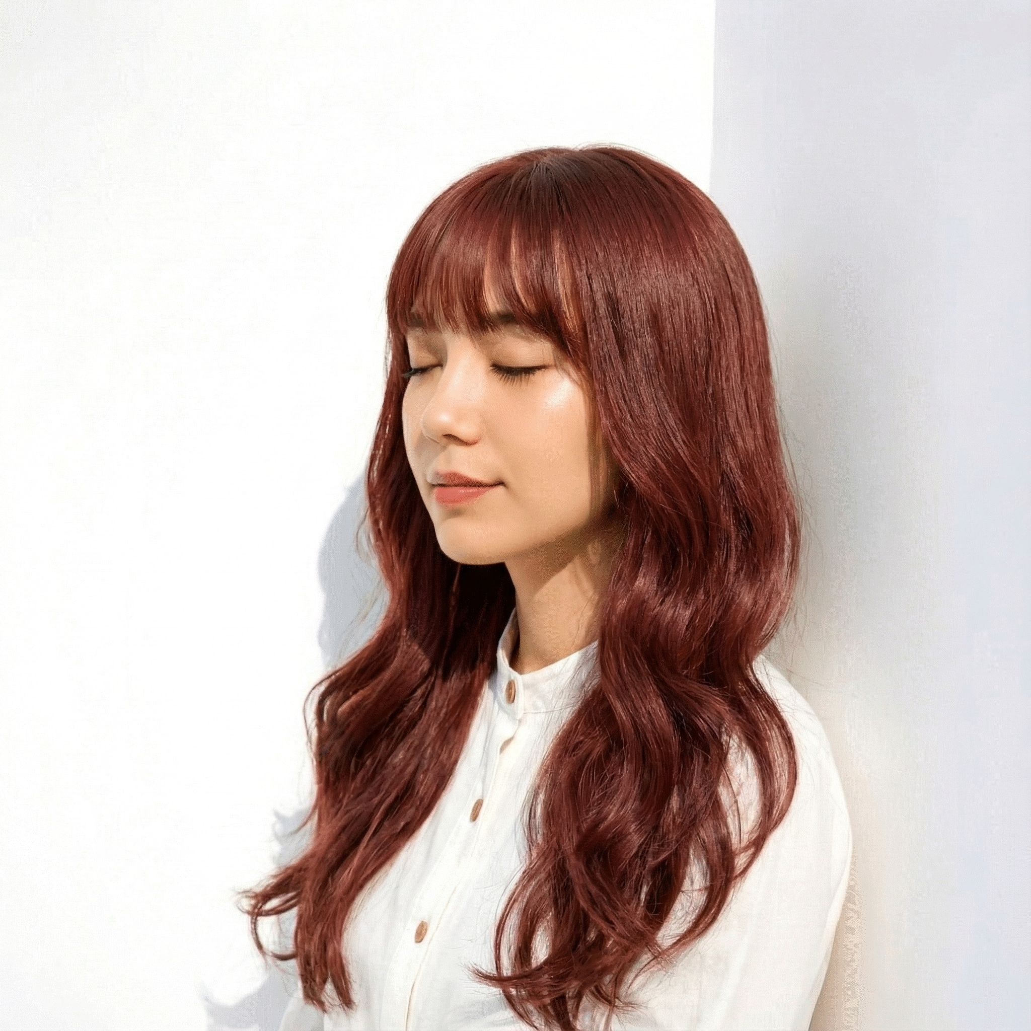 ブリーチあり_ピンク系カラー