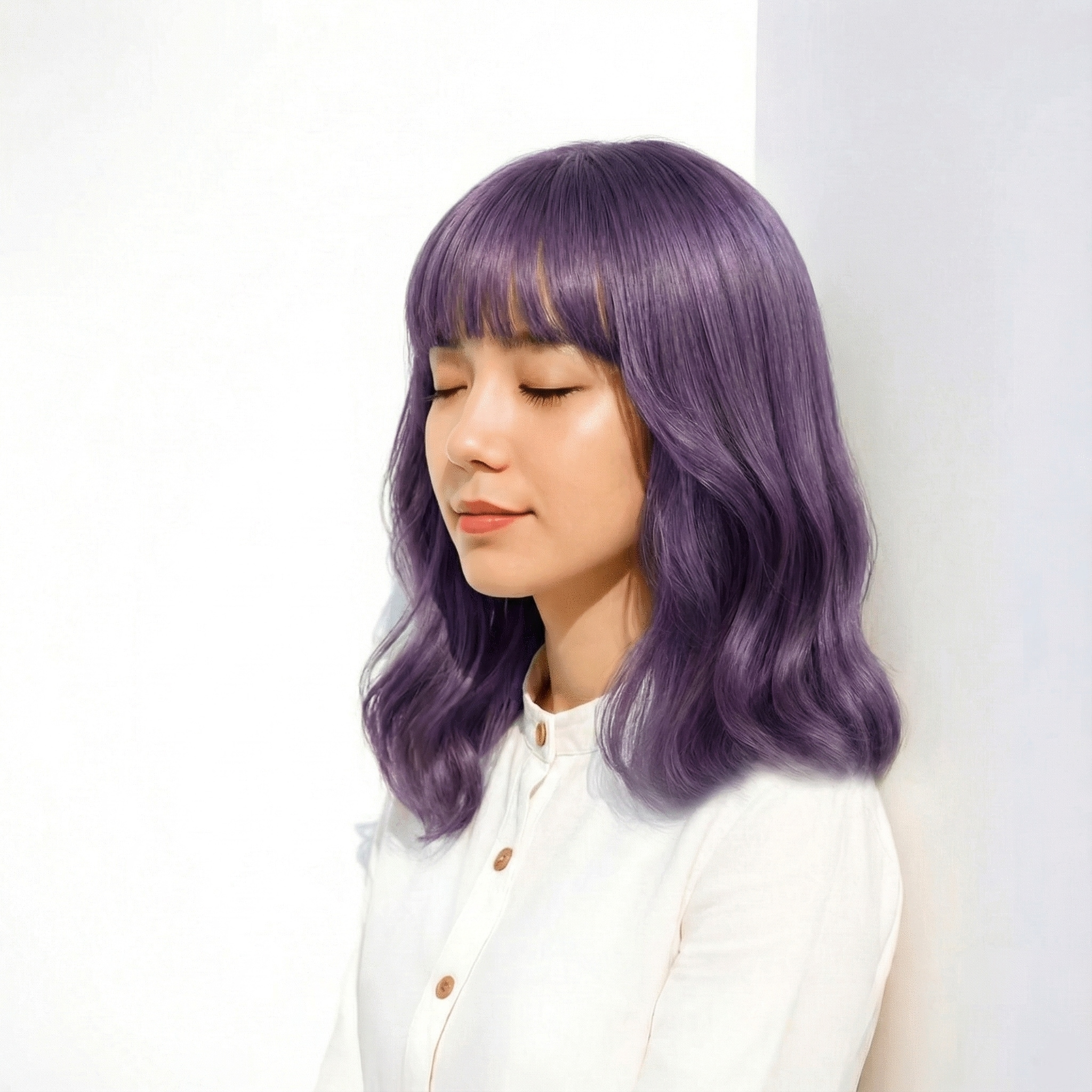 ブリーチあり_ラベンダー系カラー