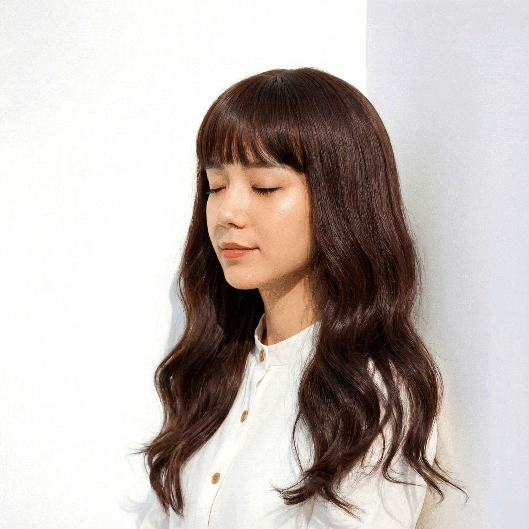 ブリーチなし_ピンク系カラー