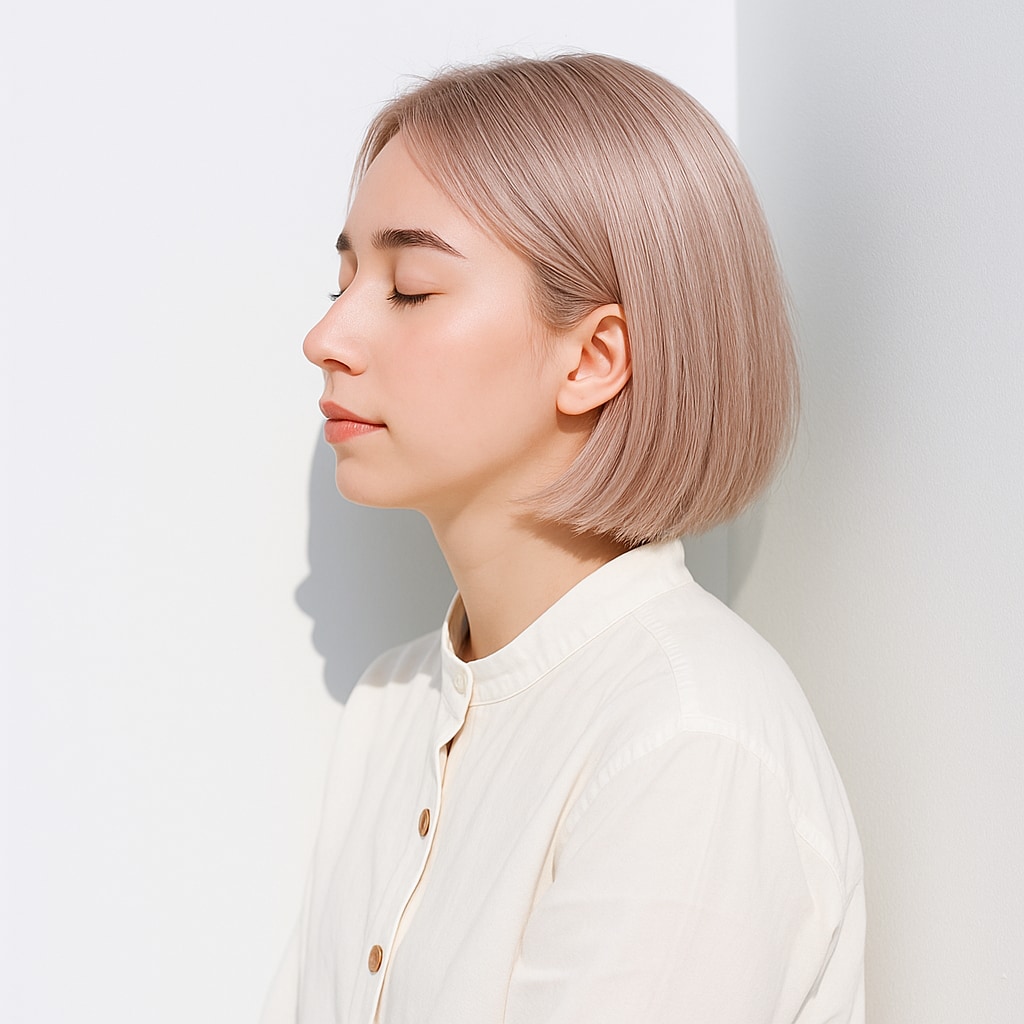 明るめピンク系ヘアカラー_ピンクブロンド