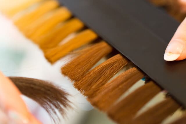 ブリーチありなしの色みと色持ちの違い