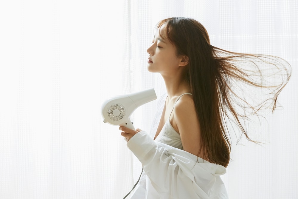 ロングヘアのドライ方法