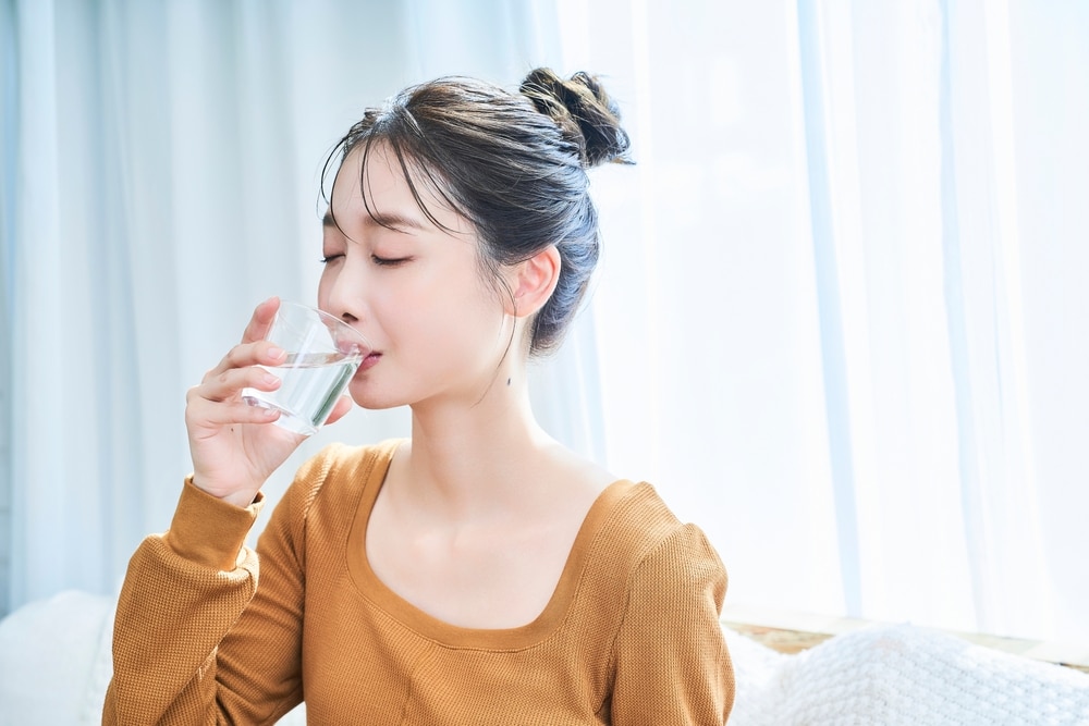 抜け毛対策2：水分をとり、血行促進