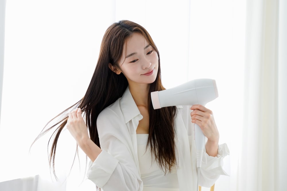 正しいドライヤーの方法を身につける