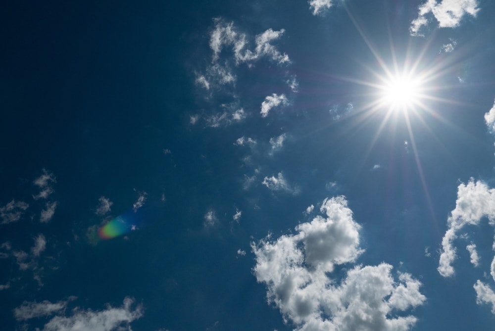 強い日差しによる紫外線ダメージ