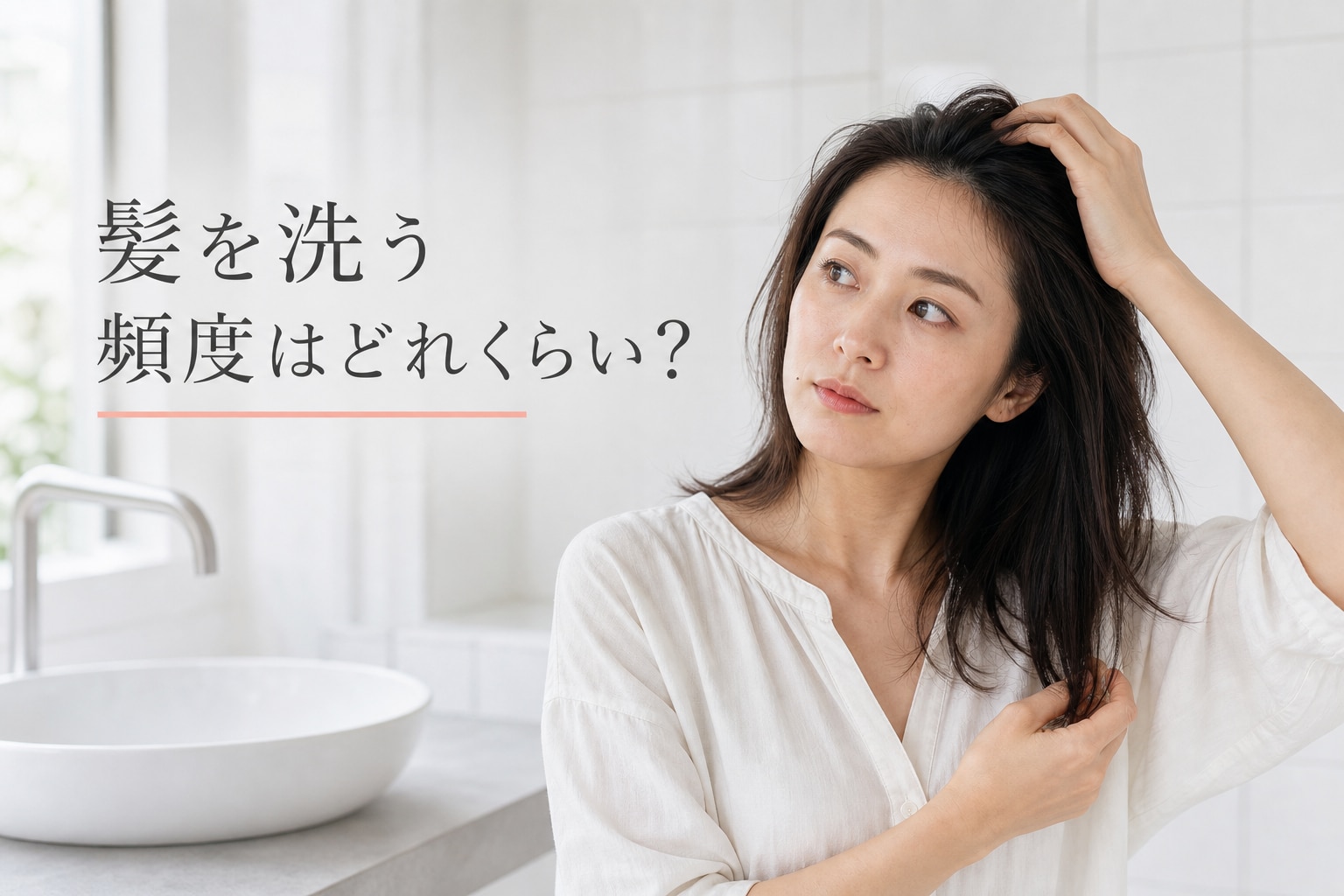 髪や頭皮を洗う頻度は毎日が正解?正しい回数と洗い方を解説!