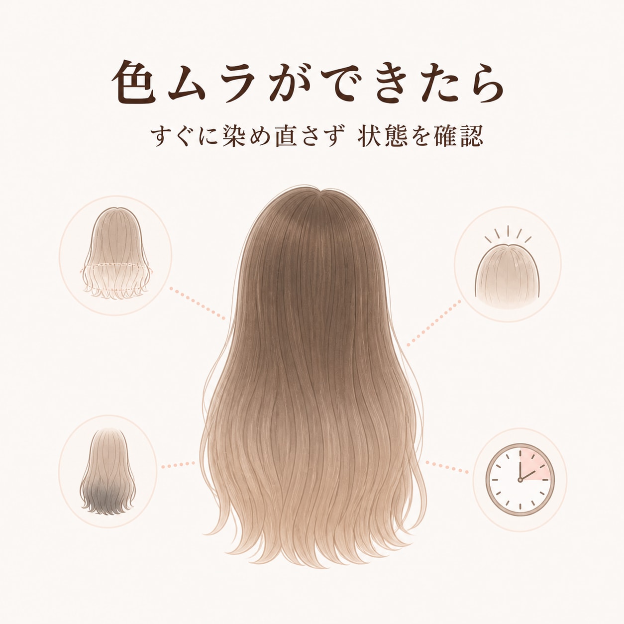セルフカラーで色ムラができたらどうする？
