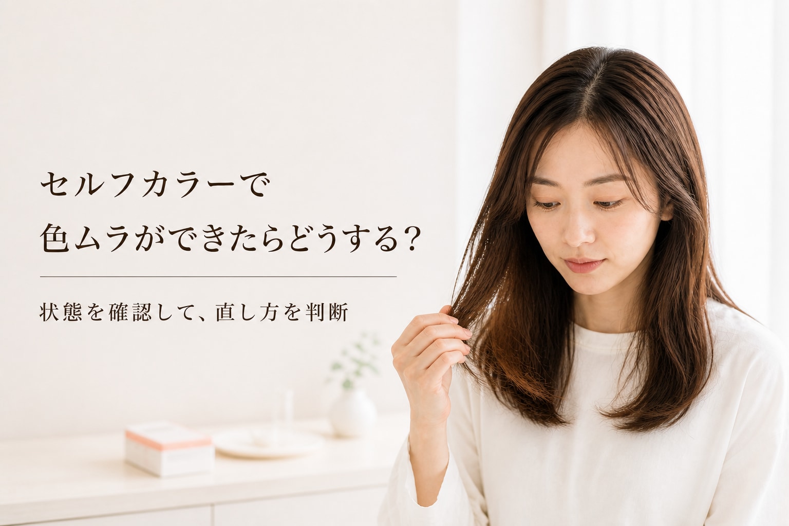 
セルフカラーの色ムラは直せる？状態別の対処法と原因を解説
