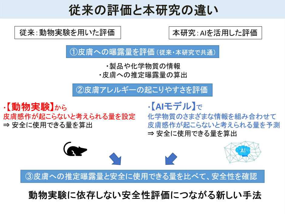 AIを活用し、皮膚感作性リスクを評価