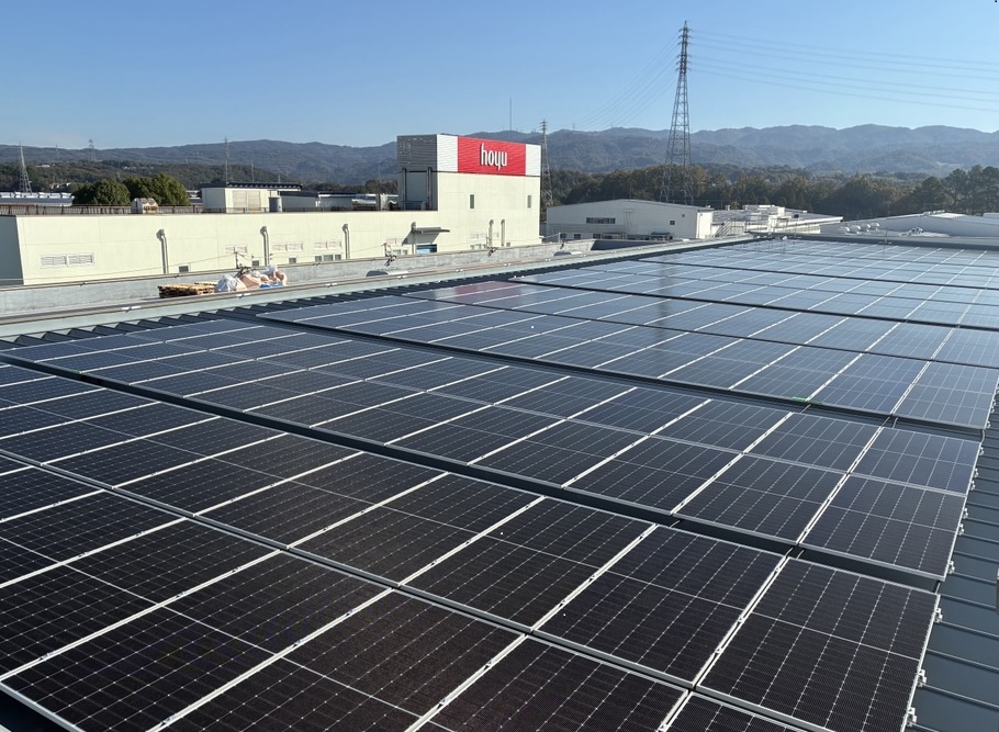 ホーユー、桜が丘工場にオンサイトPPAモデルによる太陽光発電を導入