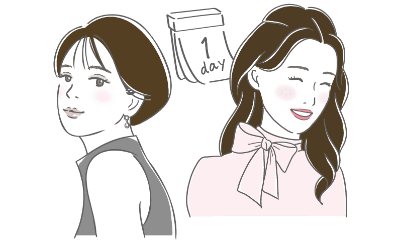 女性のイラスト